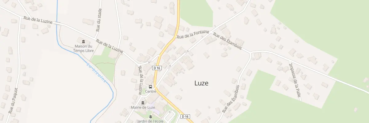 Plan du 18 Rue de Cotelotte à Luze