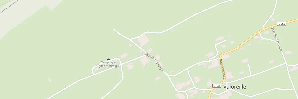 Plan du 5 Rue de Montaigu à Valoreille