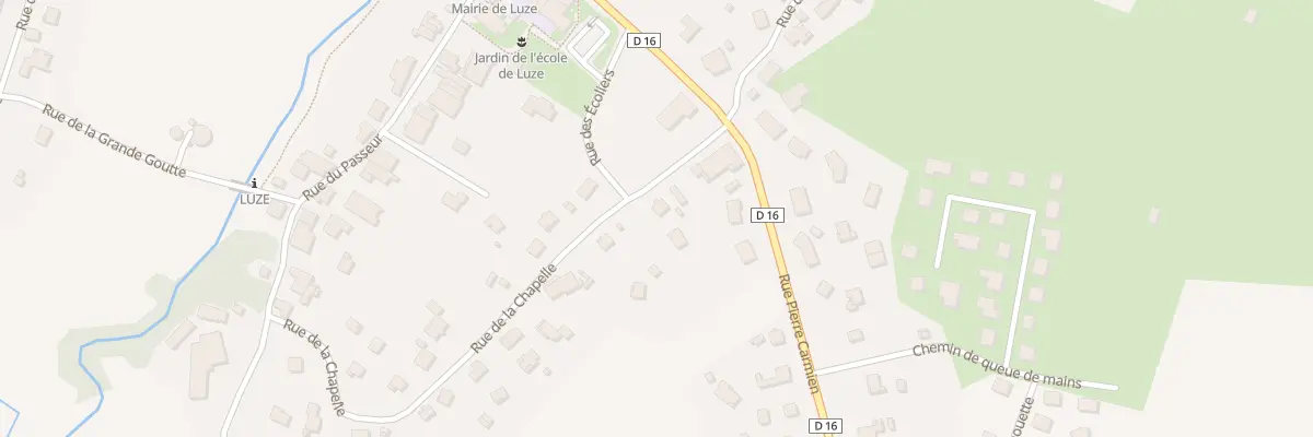 Plan du 3 Rue de la Chapelle à Luze