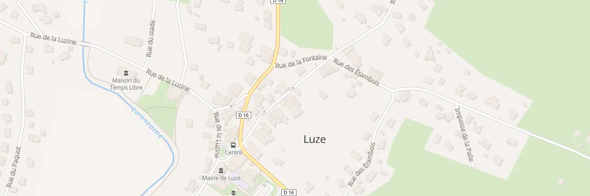 Plan du 20 Rue de Cotelotte à Luze