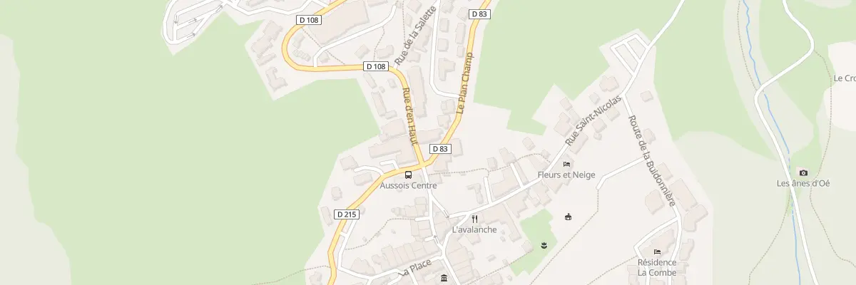 Plan du 12 Rue d’en haut à Aussois