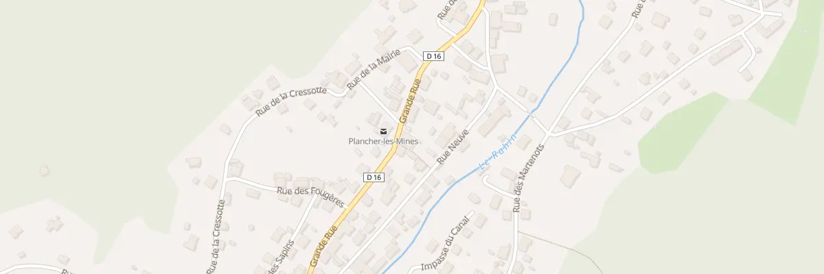 Plan du 18 Grande Rue à Plancher-les-Mines