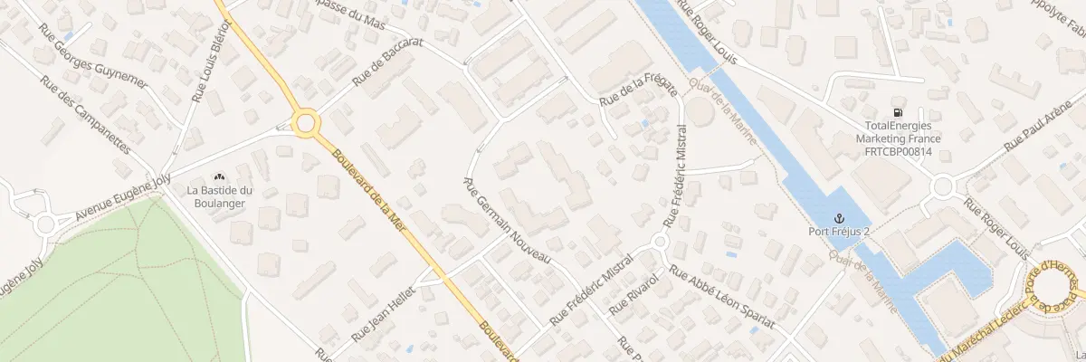 Plan du 47 Rue Germain NOUVEAU à Fréjus