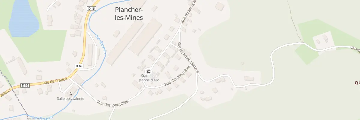 Plan du 18B Rue du Mont Menard à Plancher-les-Mines
