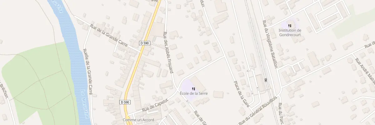 Plan du 7B Rue de Capelot à Baccarat
