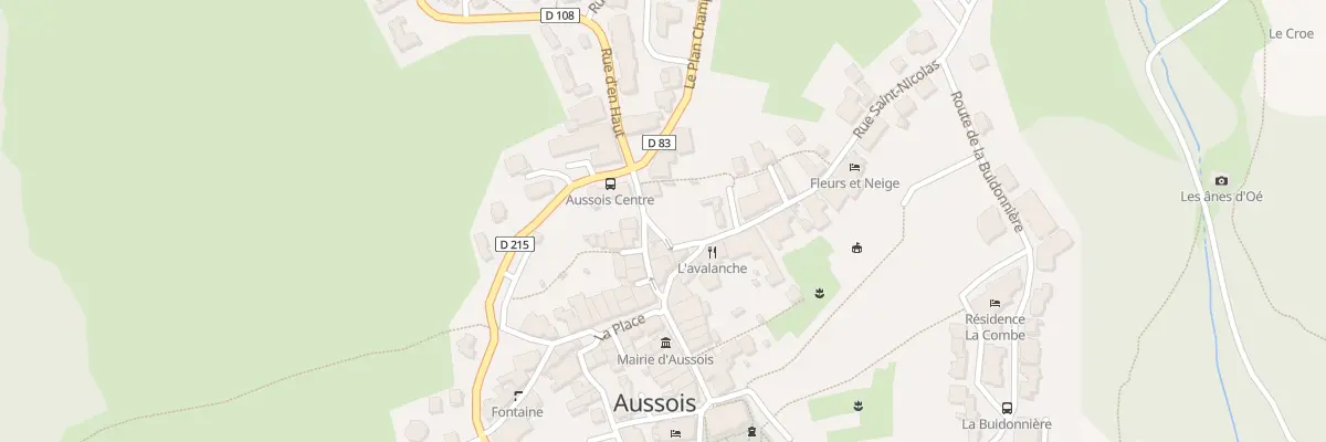 Plan du 1 Rue du four à Aussois