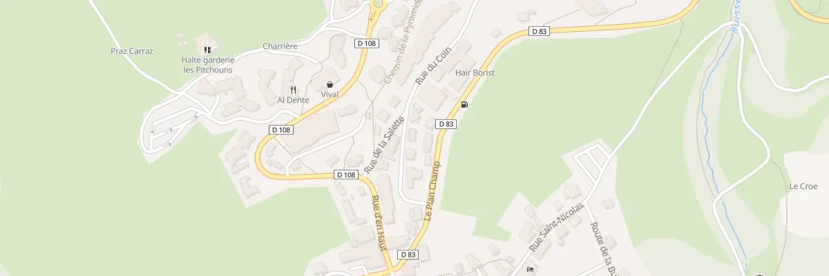 Plan du 8 Rue du coin à Aussois