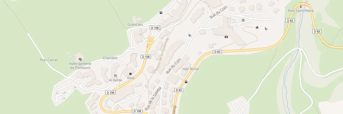 Plan du 9 Rue du coin à Aussois