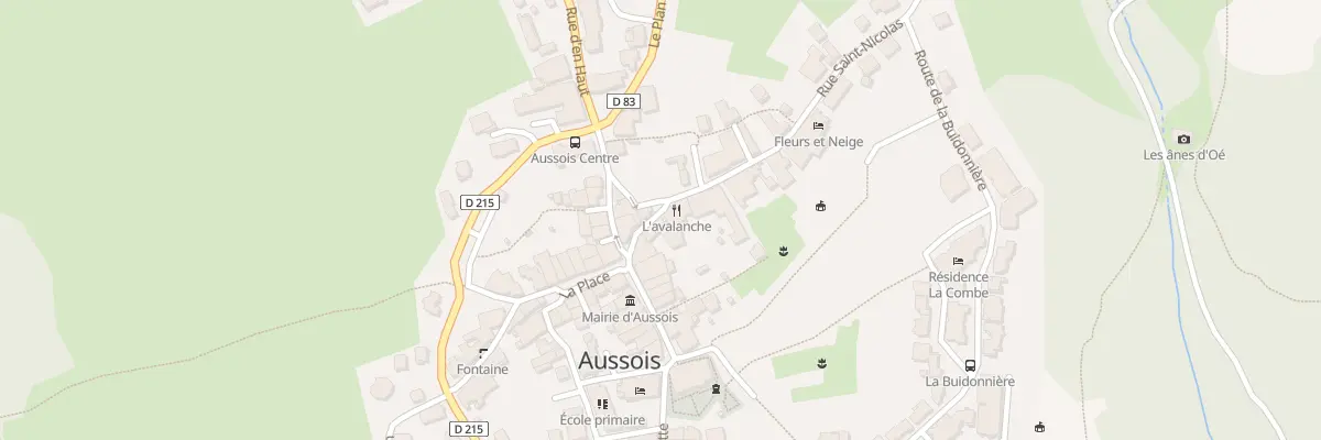 Plan du 6 Rue saint-nicolas à Aussois