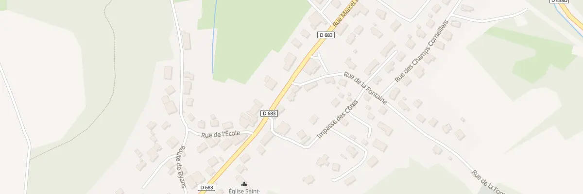 Plan du 15 Rue Marcel Durry à Héricourt