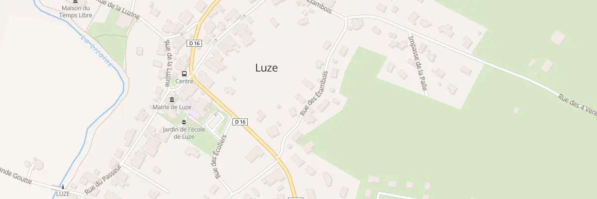 Plan du 5 Rue des Etambois à Luze