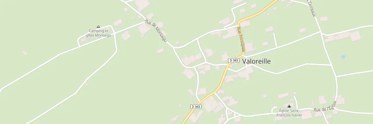Plan du 5010 Au Village à Valoreille