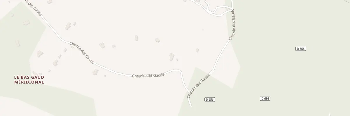 Plan du 1973 Che des Gauds à Mons
