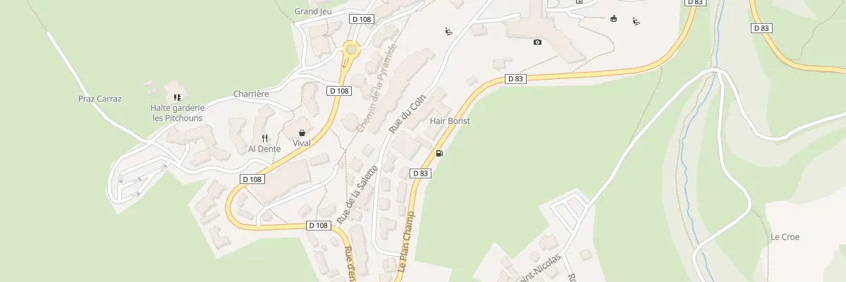 Plan du 14B Rue du coin à Aussois