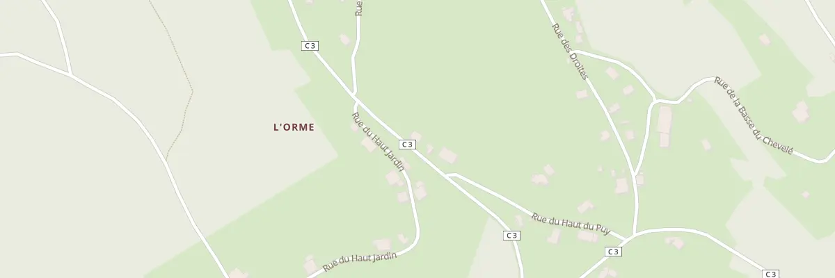 Plan du 16 Rue de l’Horme à Mortagne