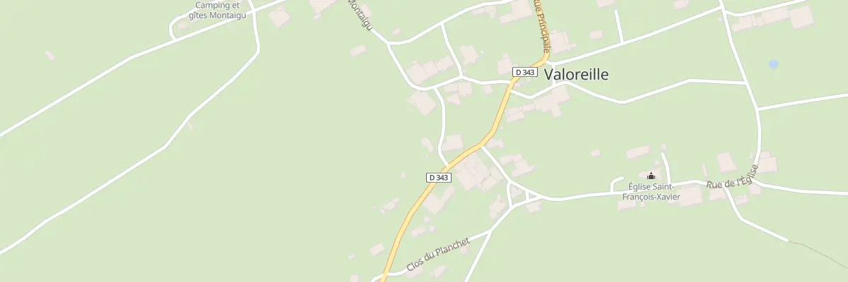 Plan du 6 Rue des Charrieres à Valoreille