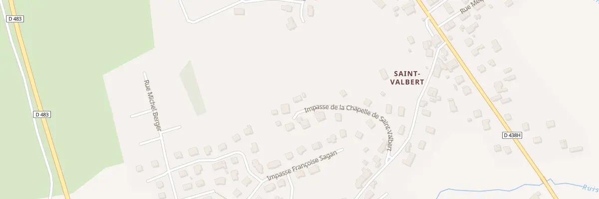 Plan du 10 Imp de la Chapelle de St Valbe à Héricourt