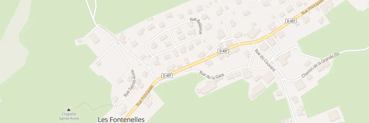 Plan du 23 Rue Principale aux Fontenelles