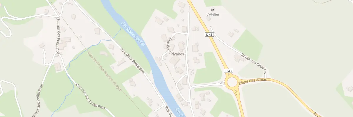 Plan du 148 Rue de la Moselotte à Saulxures-sur-Moselotte