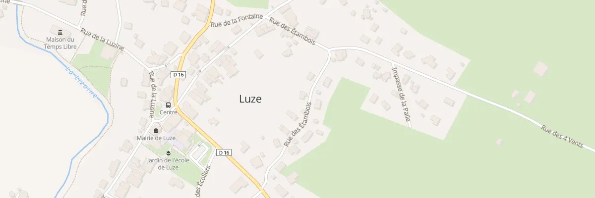 Plan du 9 Rue des Etambois à Luze