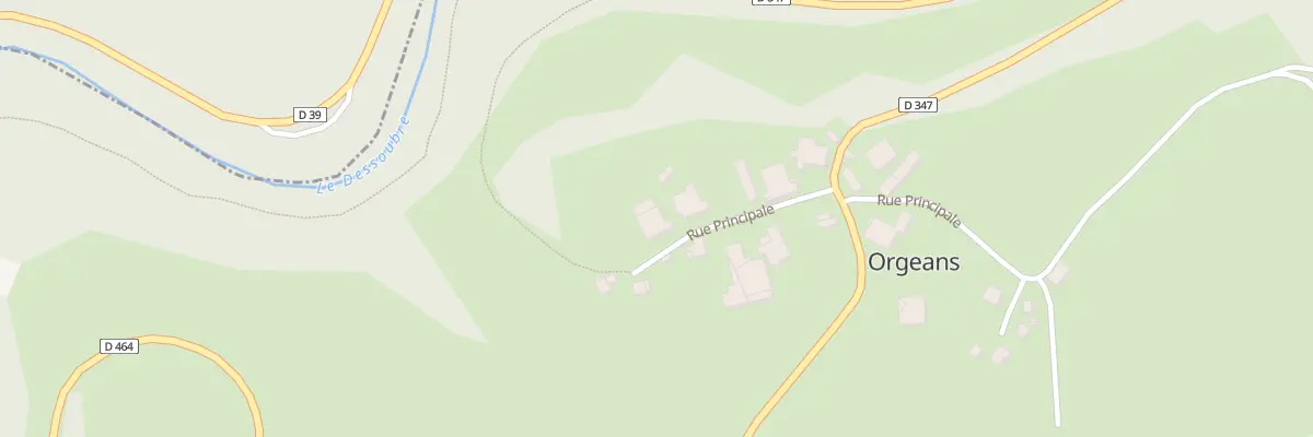 Plan du 1 Rue Principale à Orgeans-Blanchefontaine