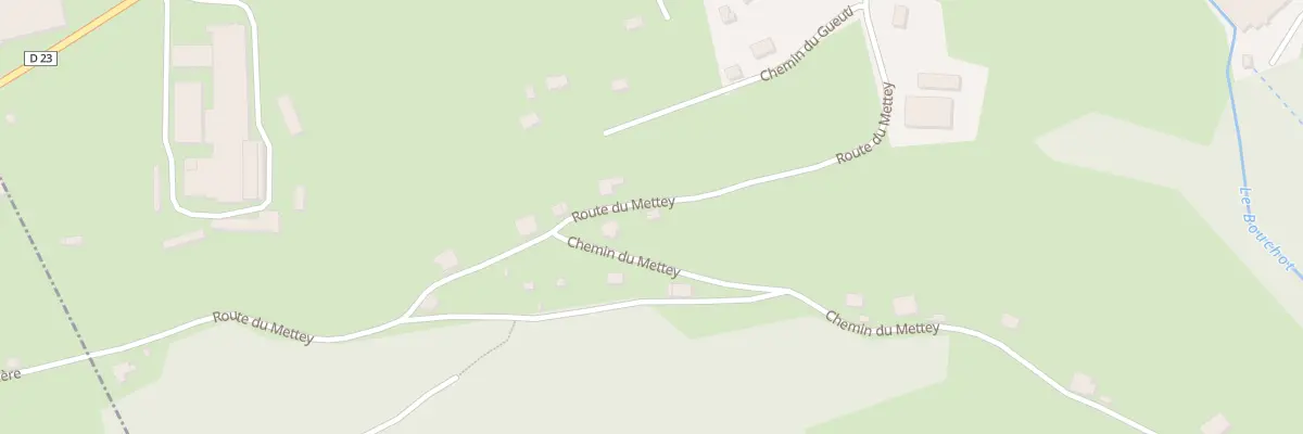 Plan du 13 Rte du Mettey à Sapois