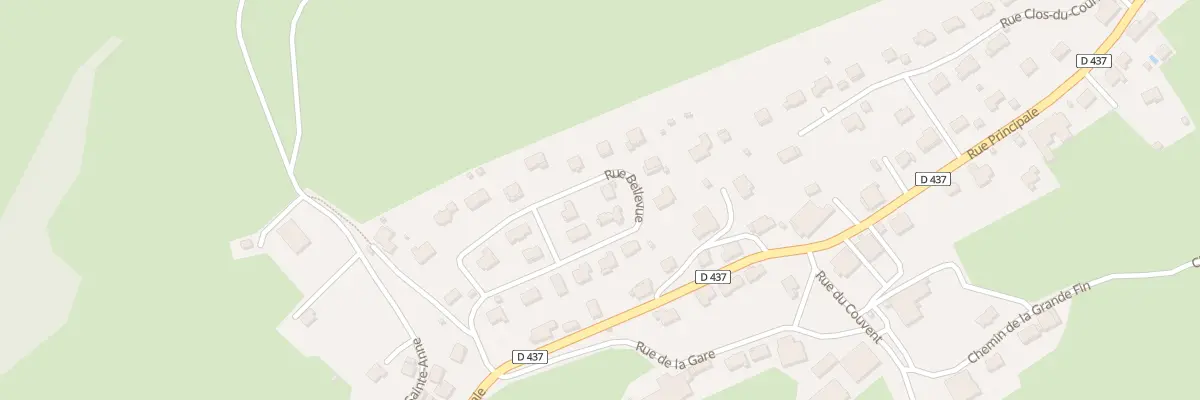 Plan du 10 Rue Bellevue aux Fontenelles