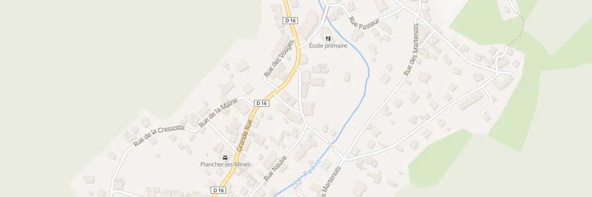 Plan du 25 Rue Neuve à Plancher-les-Mines