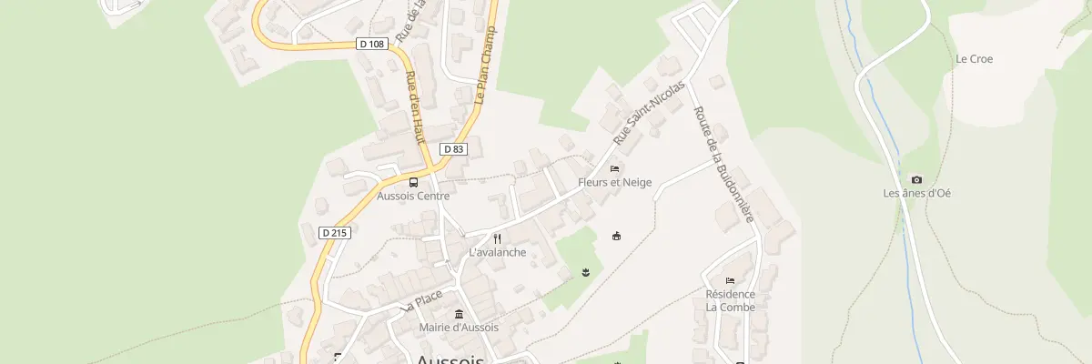Plan du 17 Rue saint-nicolas à Aussois
