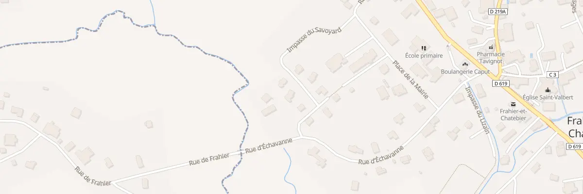 Plan du 3 Rue des Ouches à Frahier-et-Chatebier