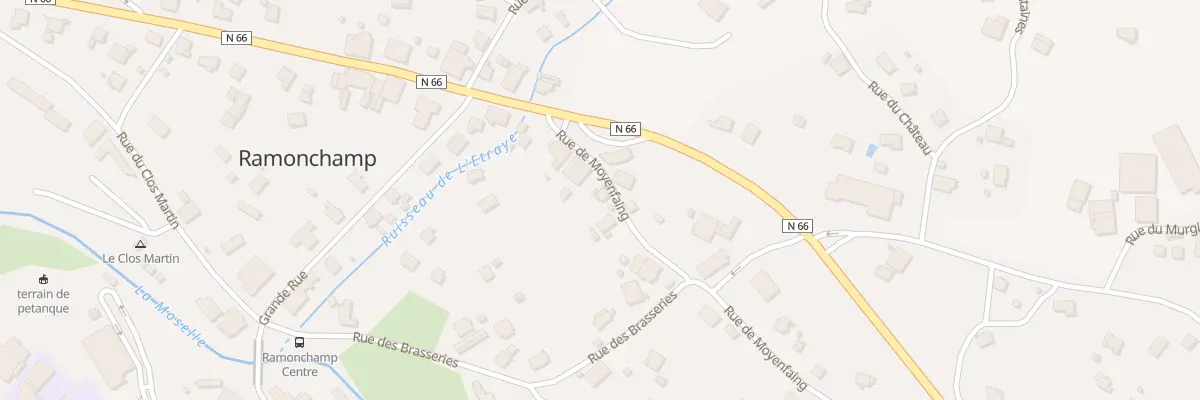 Plan du 8 Rue de Moyenfaing à Ramonchamp