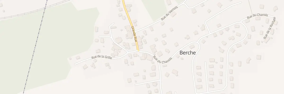 Plan du 1 Rue du Chanois à Berche