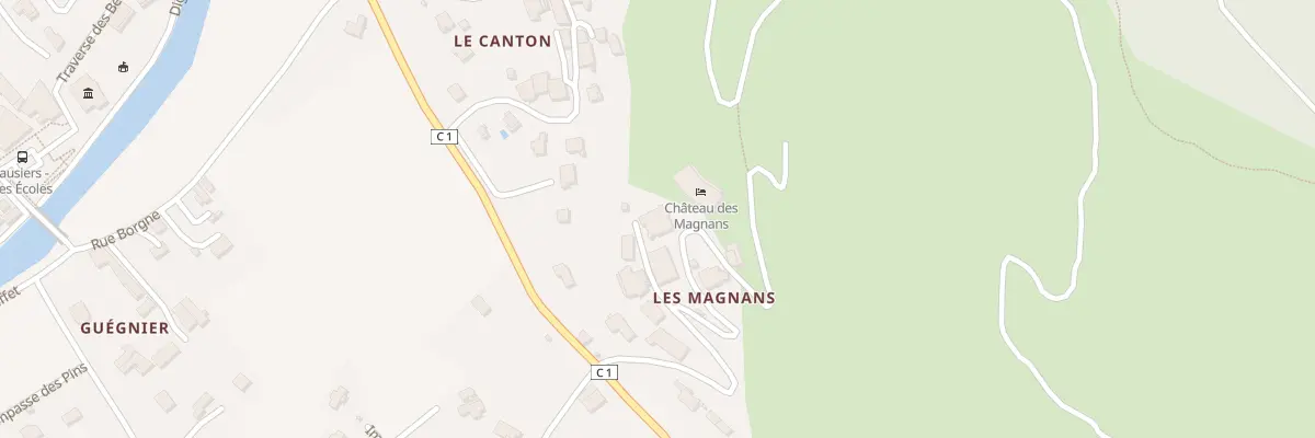 Plan du 5063 Mte du Chateau des Magnans à Jausiers