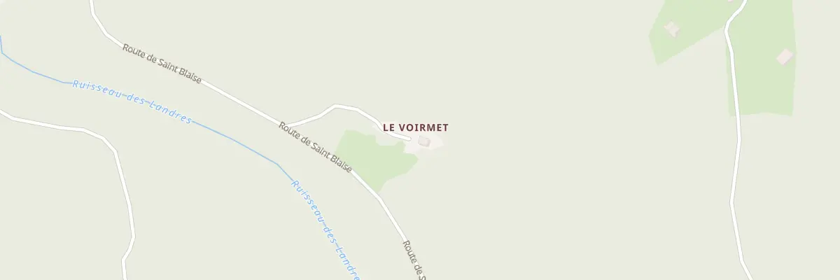 Plan du 9 Rte de Saint Blaise à Servance-Miellin