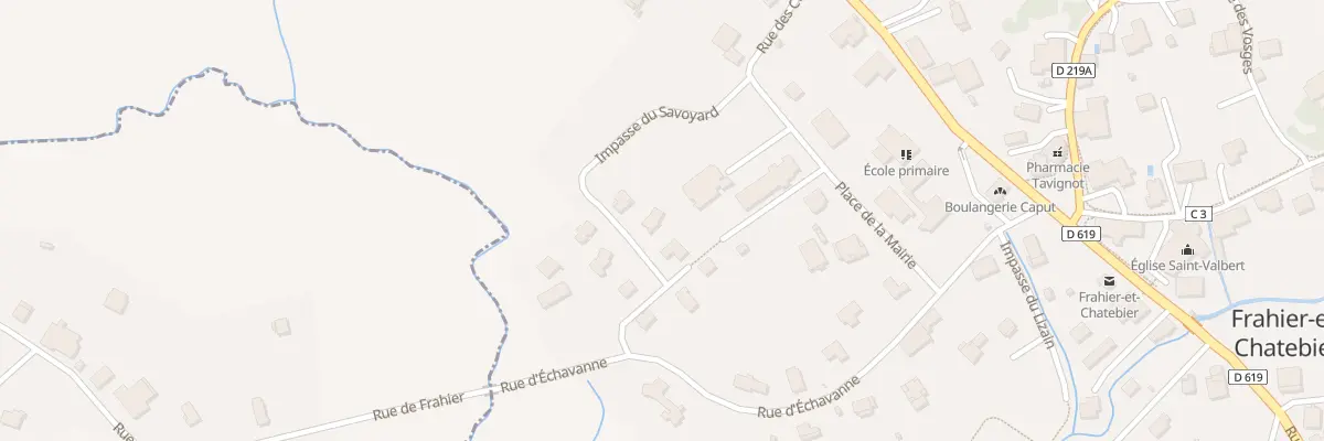 Plan du 10 Rue des Ouches à Frahier-et-Chatebier