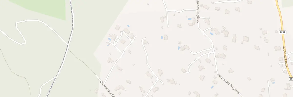 Plan du 761 Che des Graous à Callian