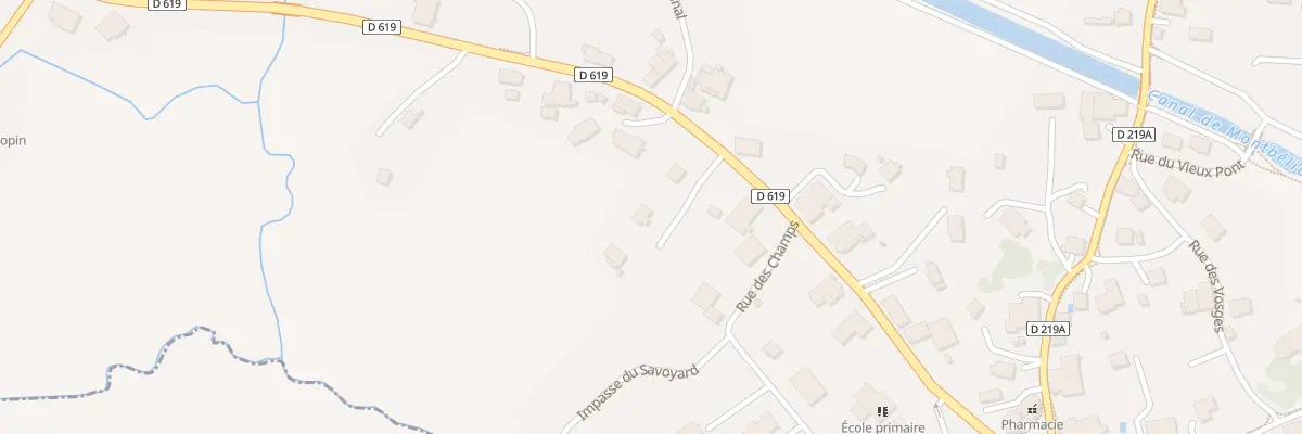 Plan du 4 Rue du Domaine de la Craye à Frahier-et-Chatebier