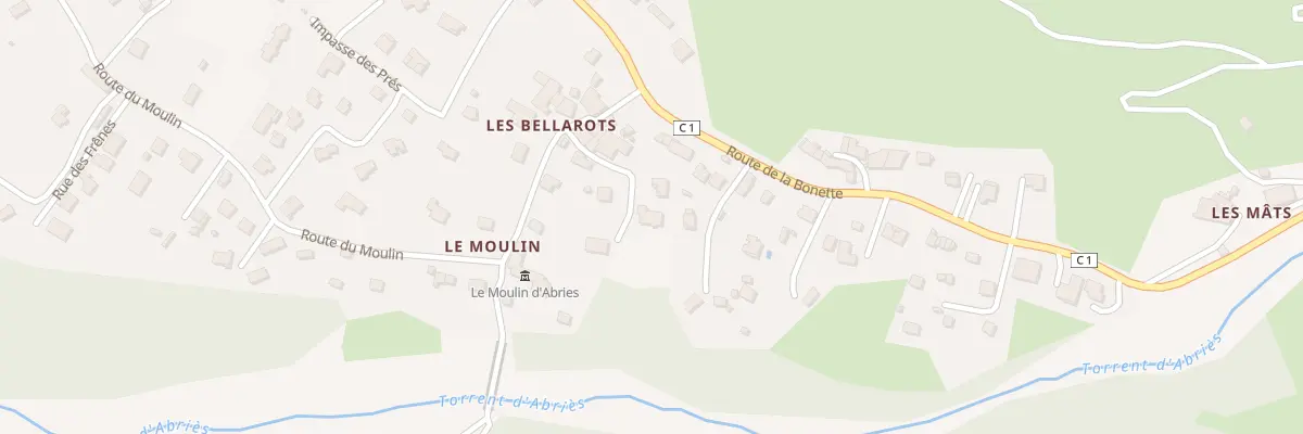 Plan du 11 Imp du Four à Jausiers