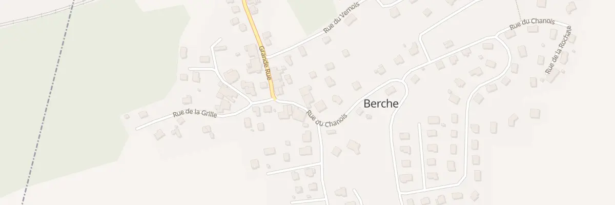 Plan du Village à Berche