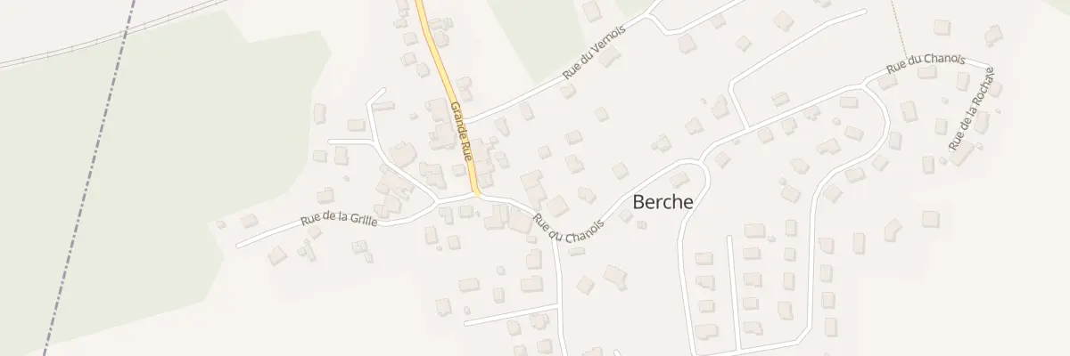 Plan du 3 Rue du Chanois à Berche