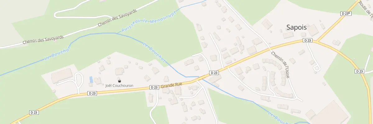 Plan du 33B Grande Rue à Sapois
