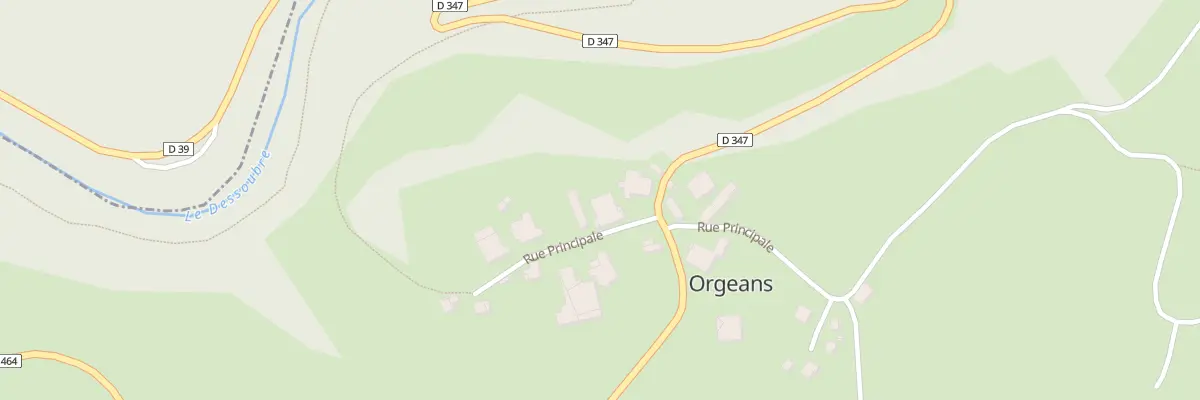 Plan du 5 Rue Principale à Orgeans-Blanchefontaine