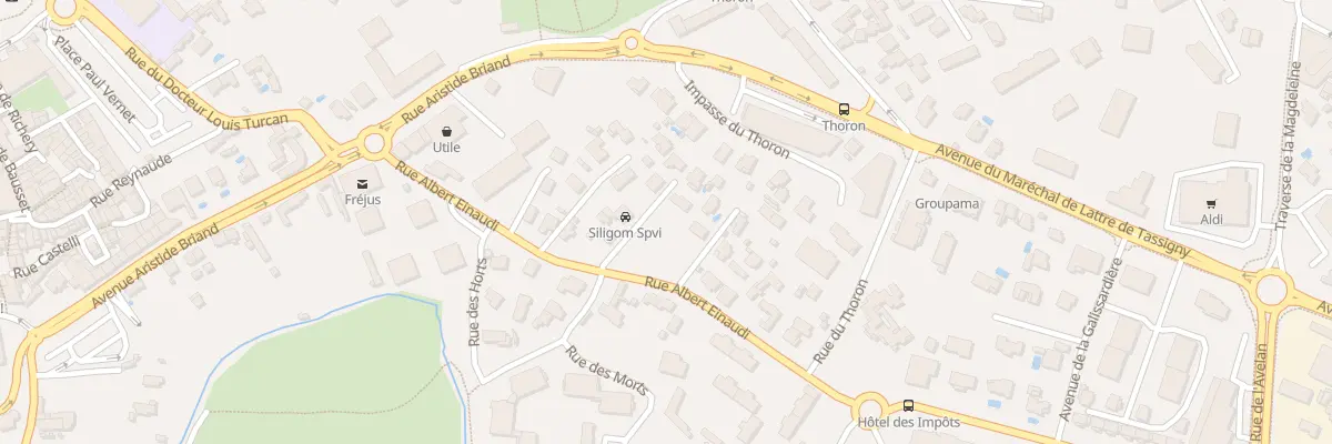 Plan du 215B Rue Albert EINAUDI à Fréjus