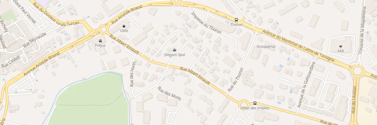 Plan du 249 Rue Albert EINAUDI à Fréjus