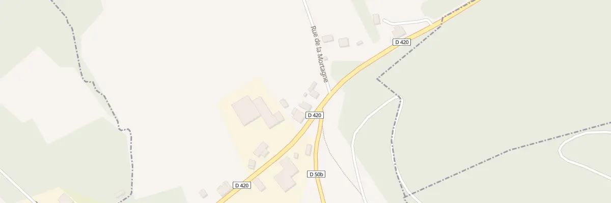 Plan du 4 Rte de la Gare à Domfaing