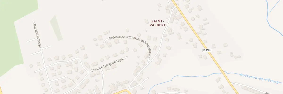 Plan du 3 Imp de la Chapelle de St Valbe à Héricourt