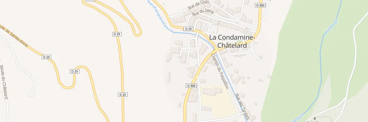 Plan du 8 Rue du Château à La Condamine-Châtelard