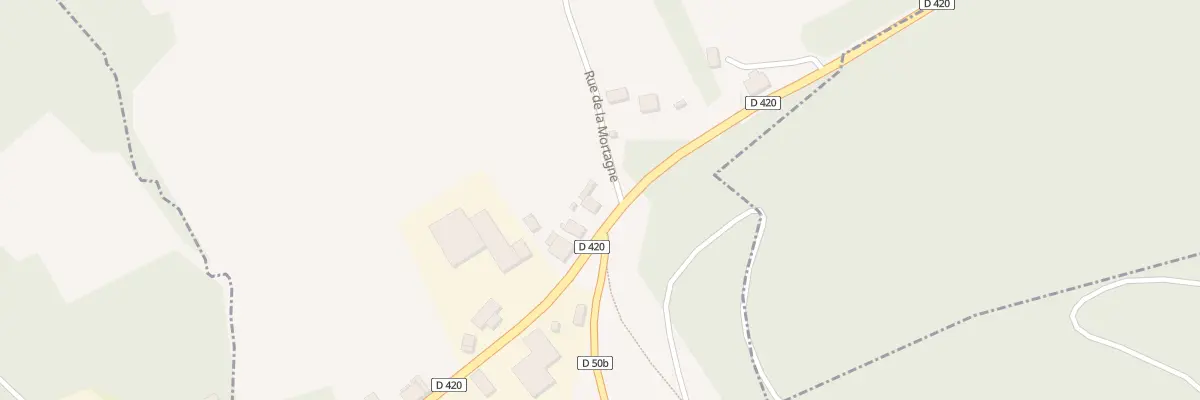 Plan du 2 Rte de la Gare à Domfaing