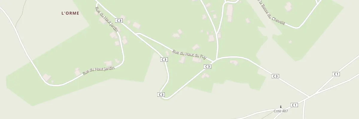 Plan du 13 Rue de l’Horme à Mortagne