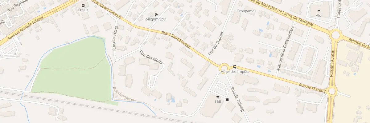 Plan du 326 Rue Albert EINAUDI à Fréjus